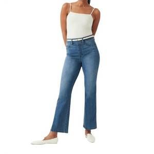 NEW SPANX kick flare jeans in vintage indigo